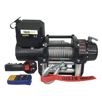 Elektrický naviják Golemwinch 6000, 2,7 t, pro menší offroad - Golemtech