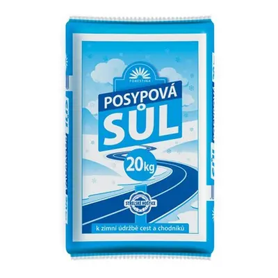 MDtools Posypová sůl, hrubá, granule 3,2 – 0,2 mm, balení 20 kg