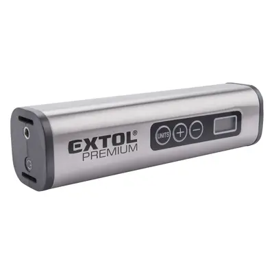 Aku kompresor 10 bar 12 V, LED displej, s husticími adaptéry - EXTOL PREMIUM EX8891510