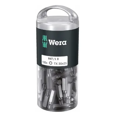 Wera 072451 Houževnaté bity 1/4" TX 30 867/1 Z TORX DIY (Balení 100 ks)