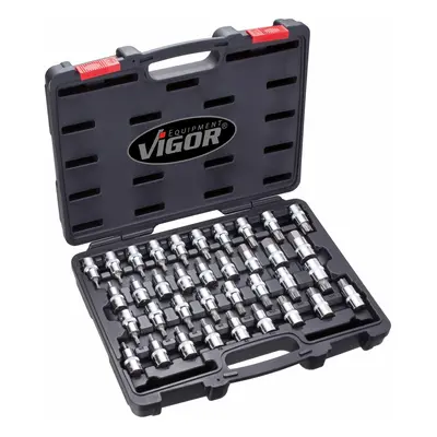 Sada zástrčných hlavic 36ks IMBUS, TORX, XZN, RIBE - VIGOR V2496