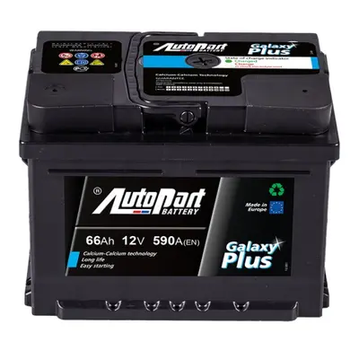 AUTOPART Autobaterie Galaxy Plus 66 Ah 12V, 242x175x190 mm