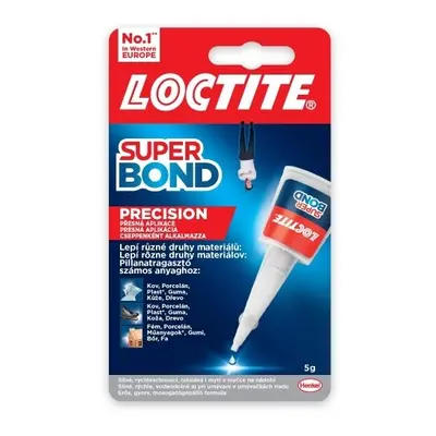 Vteřinové lepidlo, tekuté, univerzální, 5 g - Loctite Super Bond Precision