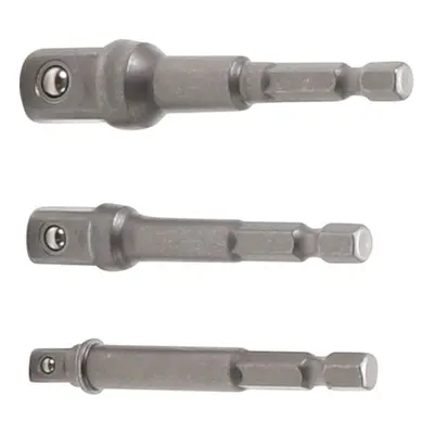 BGS Technic BGS 9685 Vrtačkové adaptéry šestihran 1/4" na čtyřhran 1/4" - 3/8" - 1/2" BGS