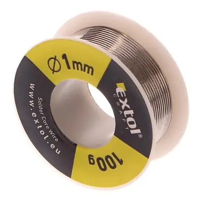 Cín na pájení 1 mm, cívka 100 g - EXTOL CRAFT EX9945