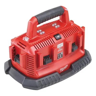 Nabíječka baterií Li-Ion sekvenční 14V a 18V, 6 portů - Milwaukee M18 MULTIBAY M1418 C6