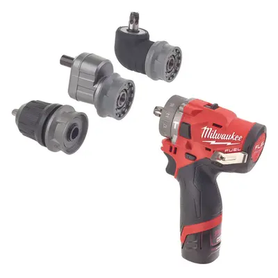 Aku příklepová vrtačka-šroubovák 12V, rychlovýměnné sklíčidlo - Milwaukee M12 FPDXKIT-202X