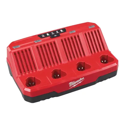 Nabíječka baterií Li-Ion 12V, 4 porty - Milwaukee M12 C4