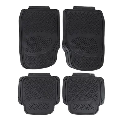 Autokoberce univerzální, gumové CAR MAT UNI SET 3, komplet, 4 ks - SIXTOL