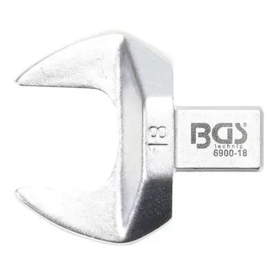 BGS Technic BGS 6900-18 Nástrčný plochý (otevřený) klíč 18 mm s upnutím 9x12 mm