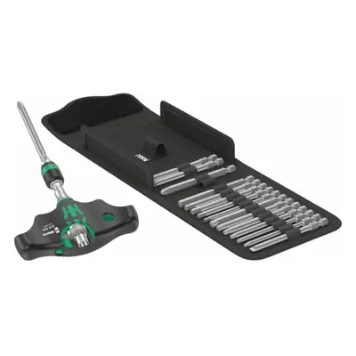 Wera 057473 Šroubovací bity s T-rukojetí Kraftform Kompakt 400 RA Imperial Set 1 (Sada 17