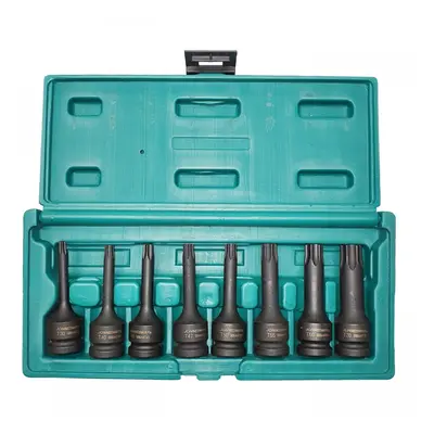 Rázové hlavice 1/2", TORX, prodloužené, 78 mm, sada 8 dílů - JONNESWAY S06A4308S