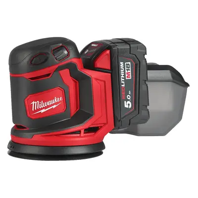 Aku excentrická bruska 125 mm 5,0 Ah - Milwaukee M18 BOS125-502B