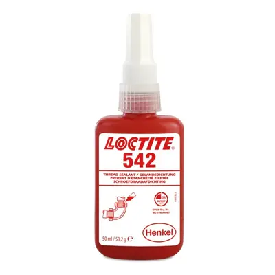 Lepidlo do závitů, pro hydraulické systémy, středněpevnostní, 50 ml - Loctite 542