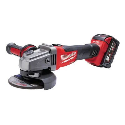 Aku úhlová bruska 115 mm 5,0 Ah, bezuhlíková - Milwaukee M18 CAG115X-502