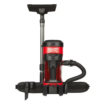 Aku vysavač na záda FUEL 18V, bezsáčkový, s nástavci a hadicí - Milwaukee M18 FBPC-0