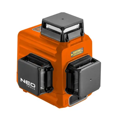 3D laser, 360 stupňů, 15 m, červený, magnetický držák - NEO tools 75-104