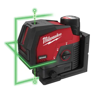 Aku křížový laser kombinovaný 3,0 Ah - Milwaukee M12 CLLP-301C