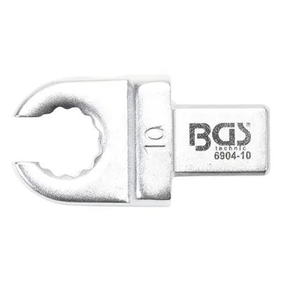 BGS Technic BGS 6904-10 Otevřený očkový klíč 10 mm, nástrčný s upínáním 9 x 12 mm