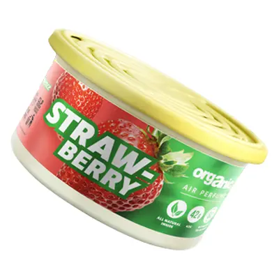 Natural Fresh Vůně do auta Organic plechovka s víčkem Strawberry 42 g