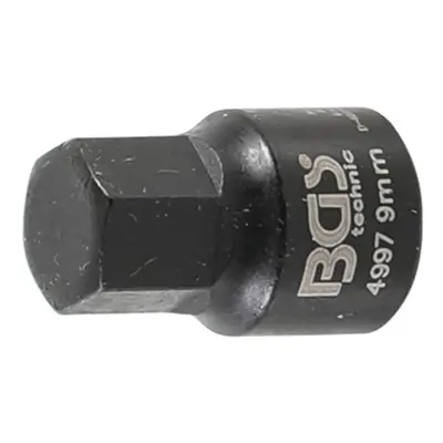 BGS Technic BGS 4997 Zástrčná hlavice 1/4" inbus 9 mm na brzdové třmeny kotoučových brzd