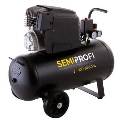 Vzduchový kompresor 50 l 230 V, jednoválcový - Schneider SEMI PROFI 300-10-50W