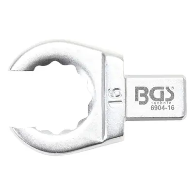 BGS Technic BGS 6904-16 Otevřený očkový klíč 15 mm, nástrčný s upínáním 9 x 12 mm