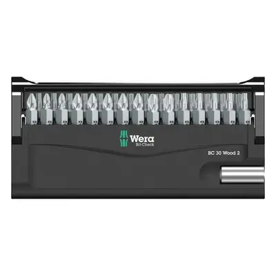 Wera 057438 Šroubovací bity 1/4" Bit-Check 30 Wood 2 SB (Sada 30 dílů)