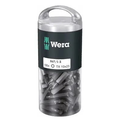 Wera 072446 Houževnaté bity 1/4" TX 10 867/1 Z TORX DIY (Balení 100 ks)