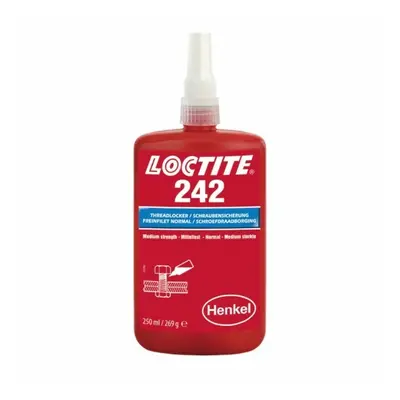 Lepidlo do závitů, středněpevnostní, 250 ml - Loctite 242