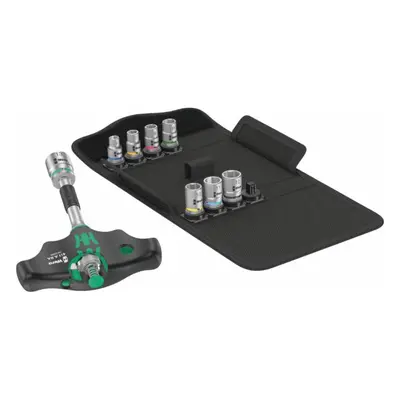 Wera 023470 Nástrčné hlavice 1/4" 6 ÷ 13 mm s T-rukojetí Kraftform Kompakt 400 RA Set 2 (S