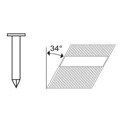 Aircraft® Hřebíky Typ RN O 3,33 × 70 mm (3 000 ks)