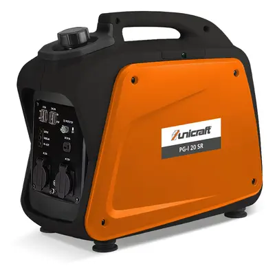 Unicraft® Invertorová benzínová elektrocentrála 1800 W, 2 zásuvky 230 V - UNICRAFT PG-I 20 SR