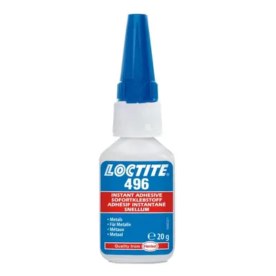 Vteřinové lepidlo, na kovové spoje, 20 g - Loctite 496