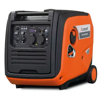 Unicraft® Invertorová benzínová elektrocentrála 4000 W, 2 zásuvky 230 V - UNICRAFT PG-I 40 SE-S 