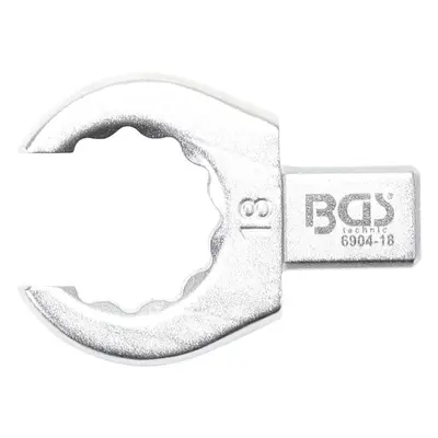 BGS Technic BGS 6904-18 Otevřený očkový klíč 17 mm, nástrčný s upínáním 9 x 12 mm