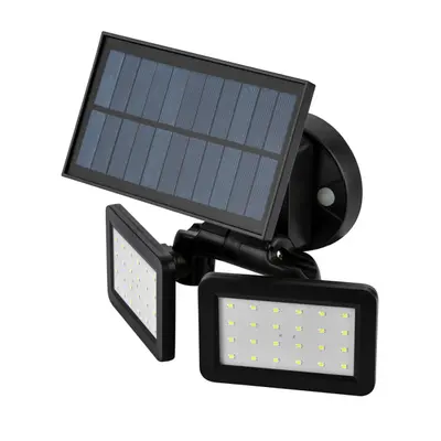 Reflektor dvojitý, solární, SMD LED, 450 lm, pro montáž na zeď - NEO tools 99-092