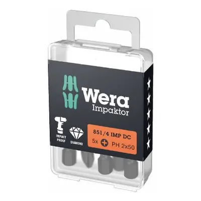 Wera 057656 Bit 1/4" PH 2 x 50 mm typ 853/4 IMP DC Impaktor