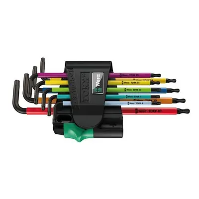 Wera 024335 Zástrčné klíče 967/9 Torx BO Multicolour 1. Sada 9 ks