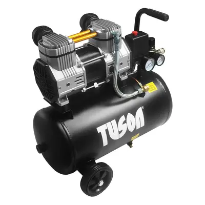 Tichý bezolejový kompresor 1,5 kW, 2,0 HP, 24 l - TUSON 130069