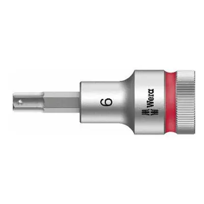 Wera 003822 Zástrčná bitová hlavice Zyklop 1/2" 6hran 6 mm 8740 C HF s přidržovací funkcí