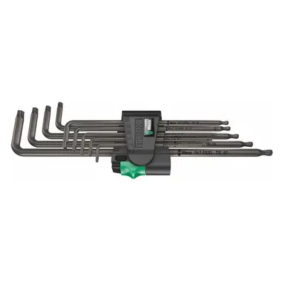 Wera 024460 Zástrčné klíče TORX® 967/9 TX XL 1, dlouhé (Sada 9 dílů)