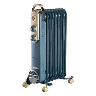 Ariete Vintage oil Radiator with 9 Element 838/05, modrý