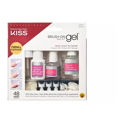 KISS Sada na gelové nehty Brush-On Gel Nail Kit