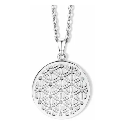 CRYSTalp Módní náhrdelník s krystaly Flower of Life 30086.CRY.R