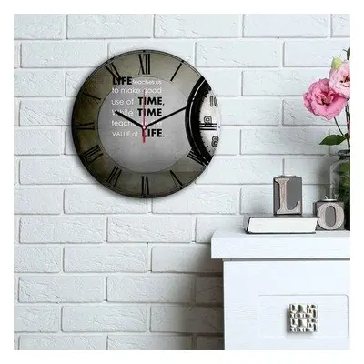 Wallity Decorative MDF Clock 3030MS-040 Multicolor