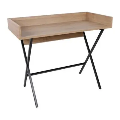 Hanah Home Study Desk Miguel OakBlack