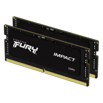 KINGSTON FURY Impact 64GB DDR5 4800MHz / CL38 / SO-DIMM / KIT 2x 32GB, KF548S38IBK2-64