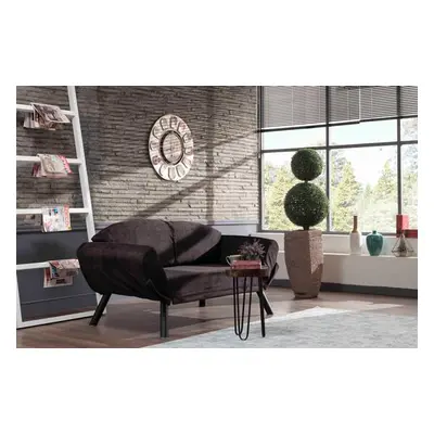 Atelier del Sofa 2-Seat Sofa-Bed Genzo - Black