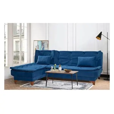 Atelier del Sofa Corner Sofa-Bed Kelebek Köşe Left - Dark Blue